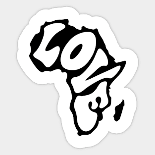 African Love Sticker